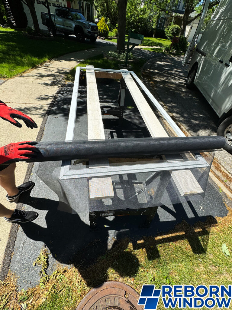 Patio Door Screen Replacement. Reborn Window