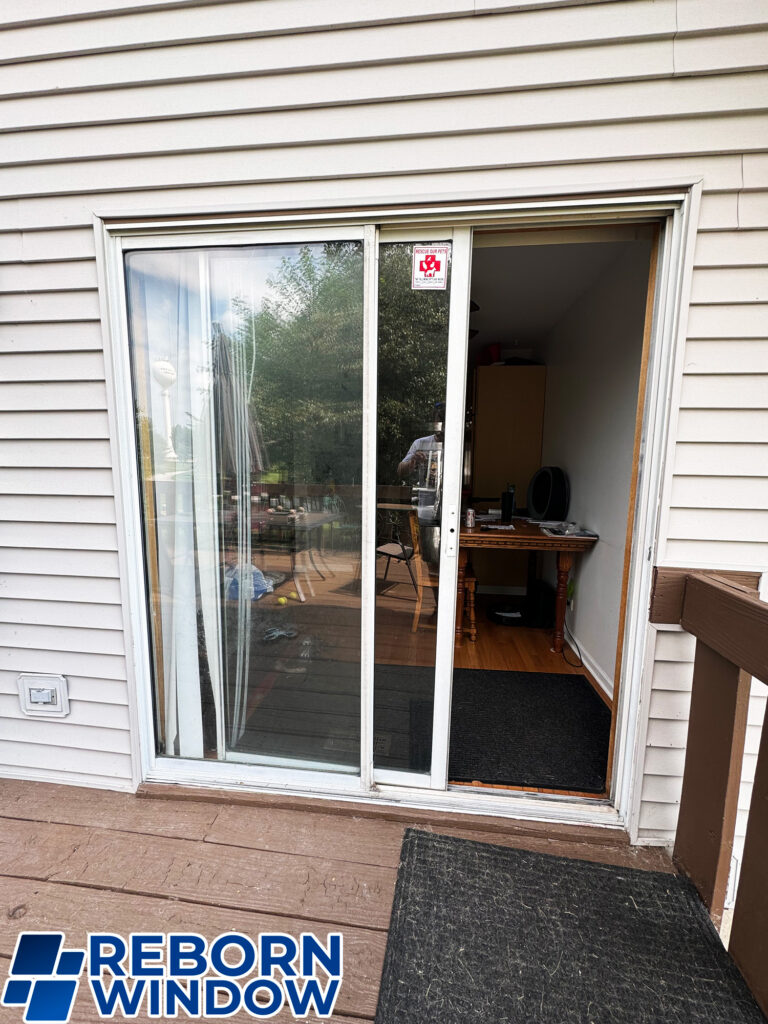 Patio door replacement. Reborn Window